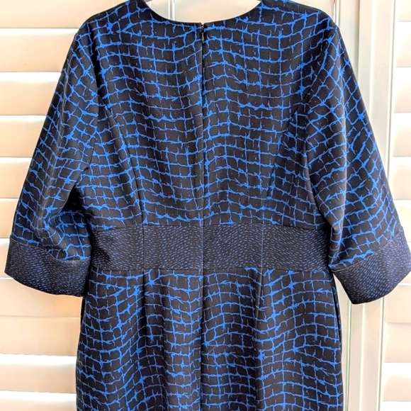 J PETERMAN Short Sleeve Midi Dress Size 16 - Picture 2 of 9